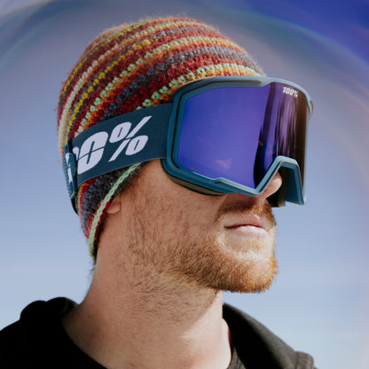 VALNOR Goggle Dark Teal Blue Mirror Lens