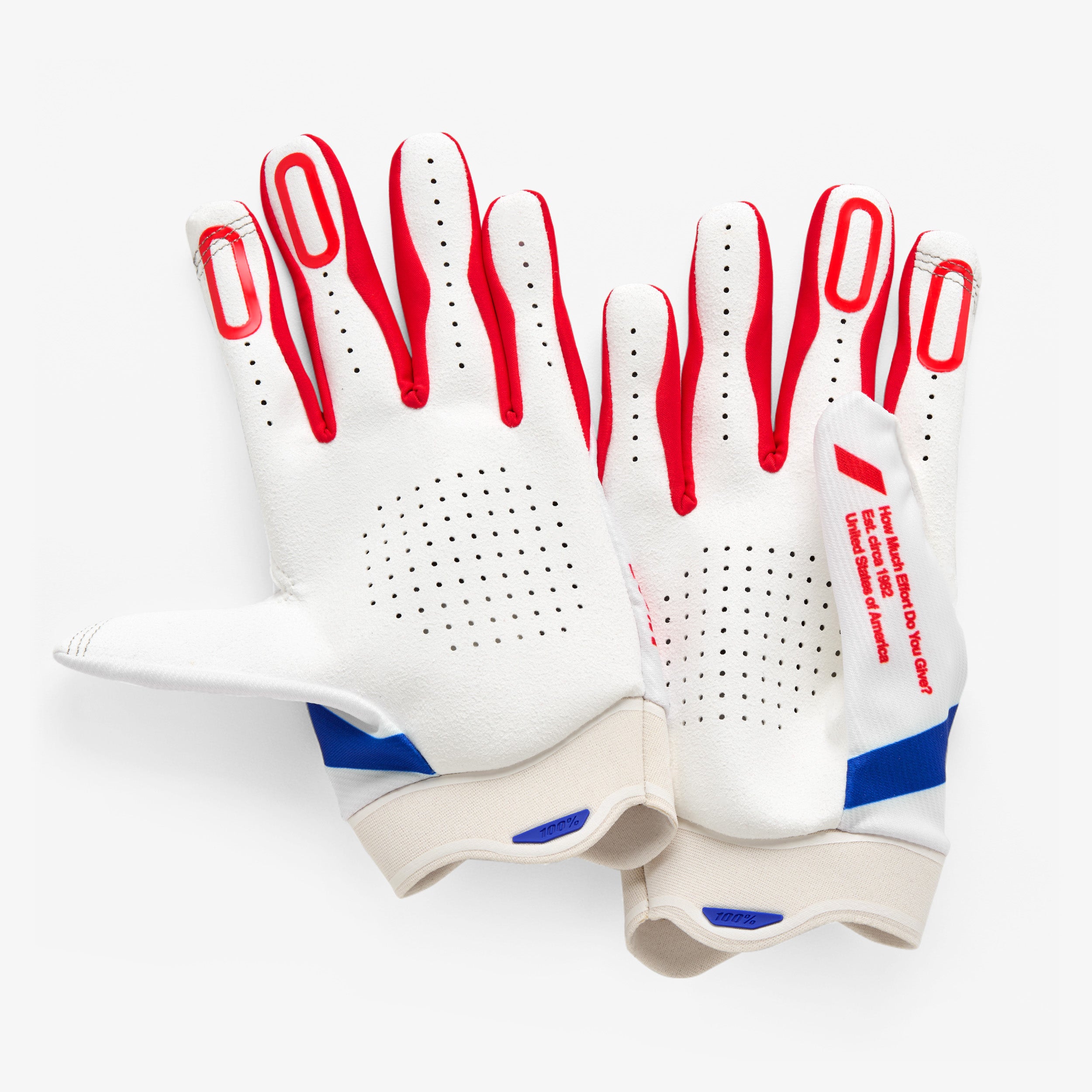 ITRACK Gloves Red/White/Blue - Secondary