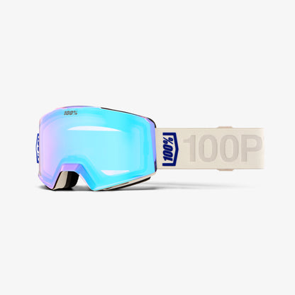NORG Goggle Bone HiPER Blue Mirror Lens