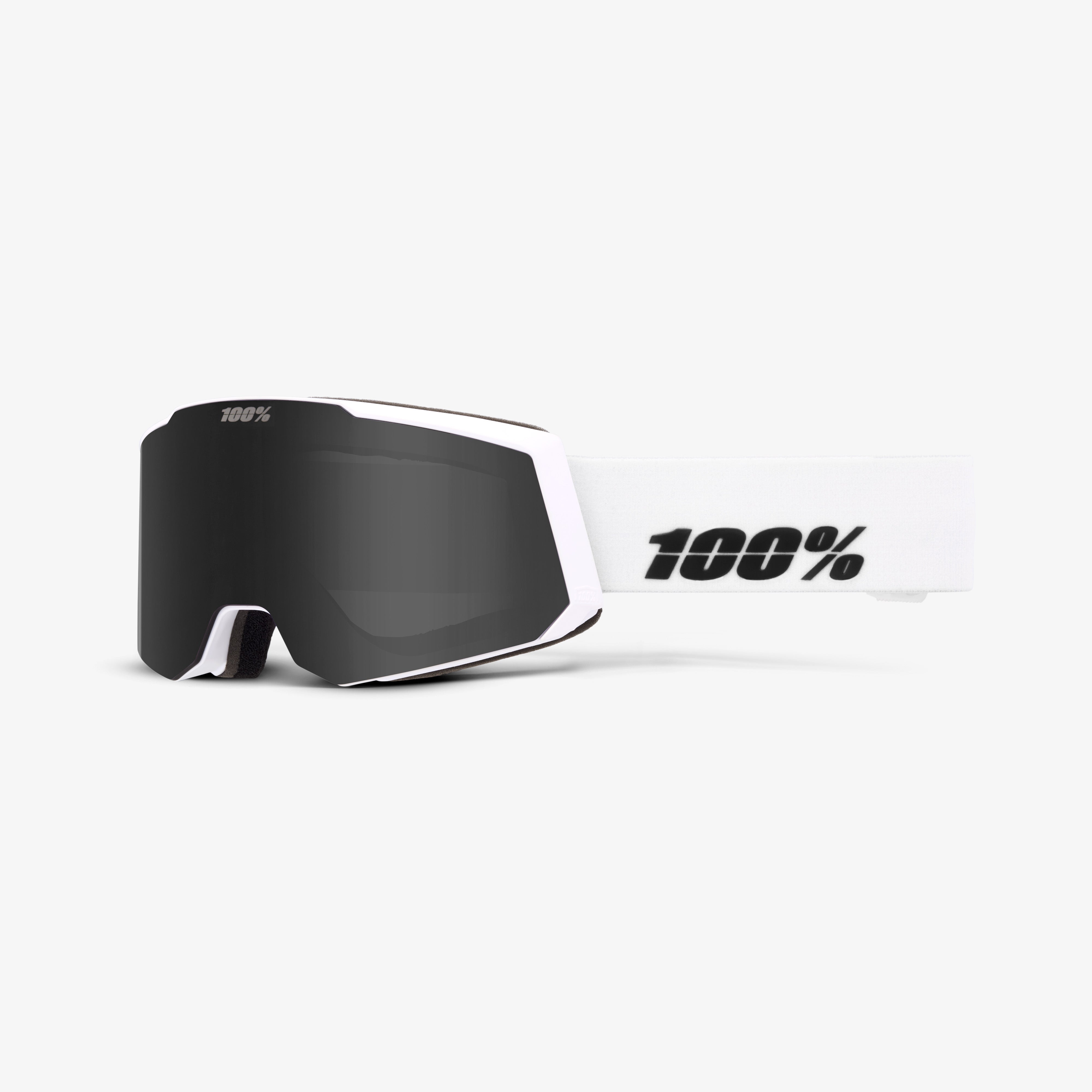 SNOWCRAFT Goggle White/Black HiPER Black Mirror Lens