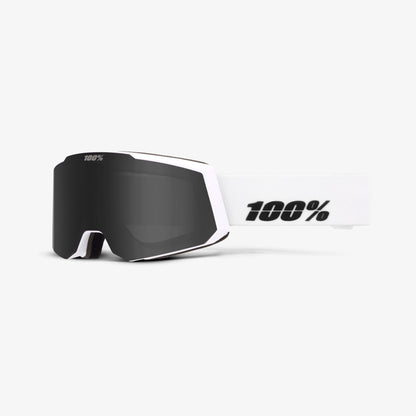SNOWCRAFT masque  HiPER , blanc/noir, « Black Mirror » verre