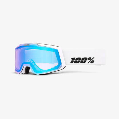 SNOWCRAFT masque  HiPER , blanc/noir, « Black Mirror » verre