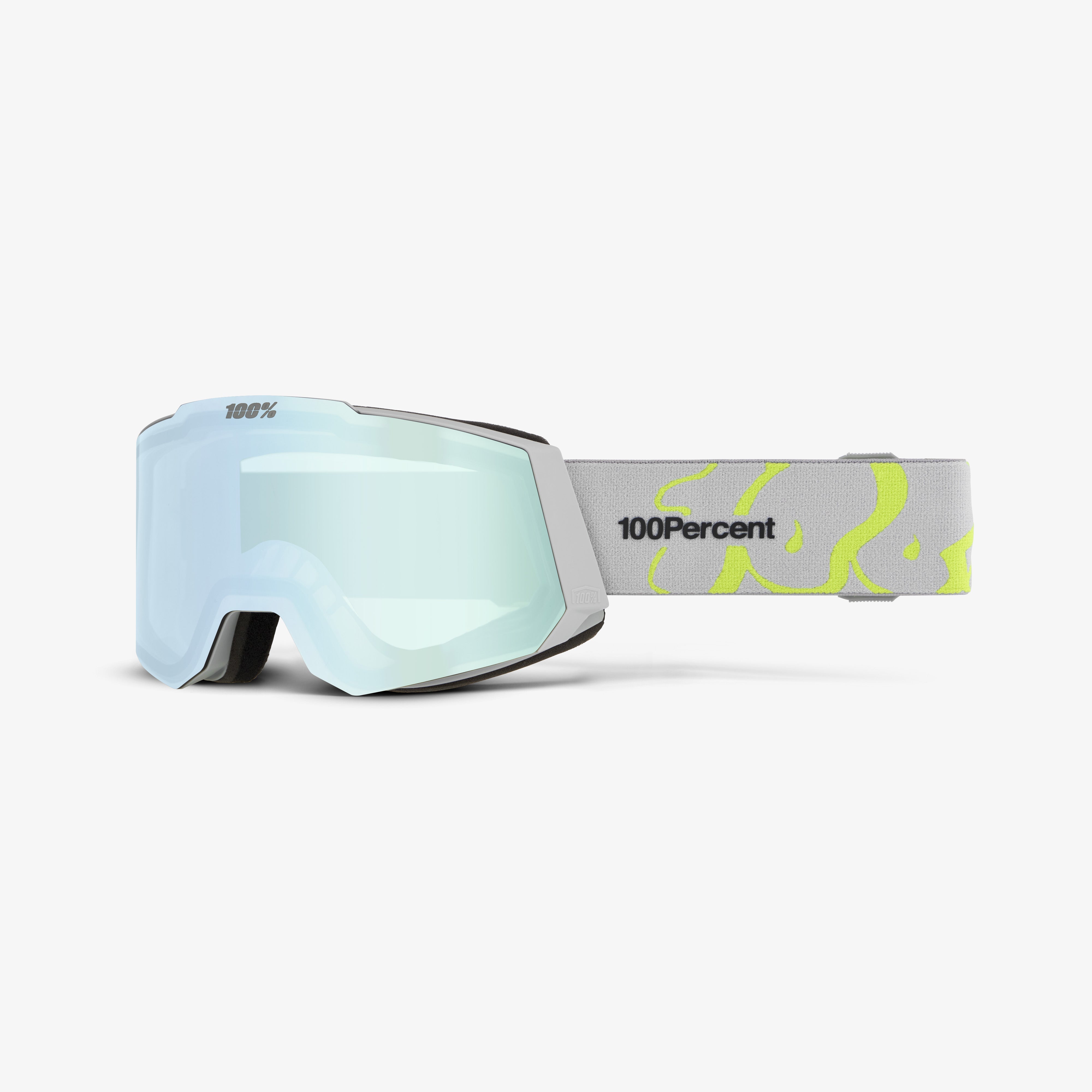 SNOWCRAFT Goggle Bubblygo Grey Aqua HiPER Black Mirror Lens - Secondary