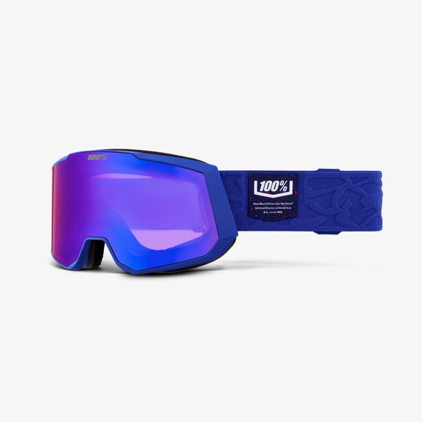 SNOWCRAFT XL Goggle Luminous Blue HiPER Violet Mirror Lens
