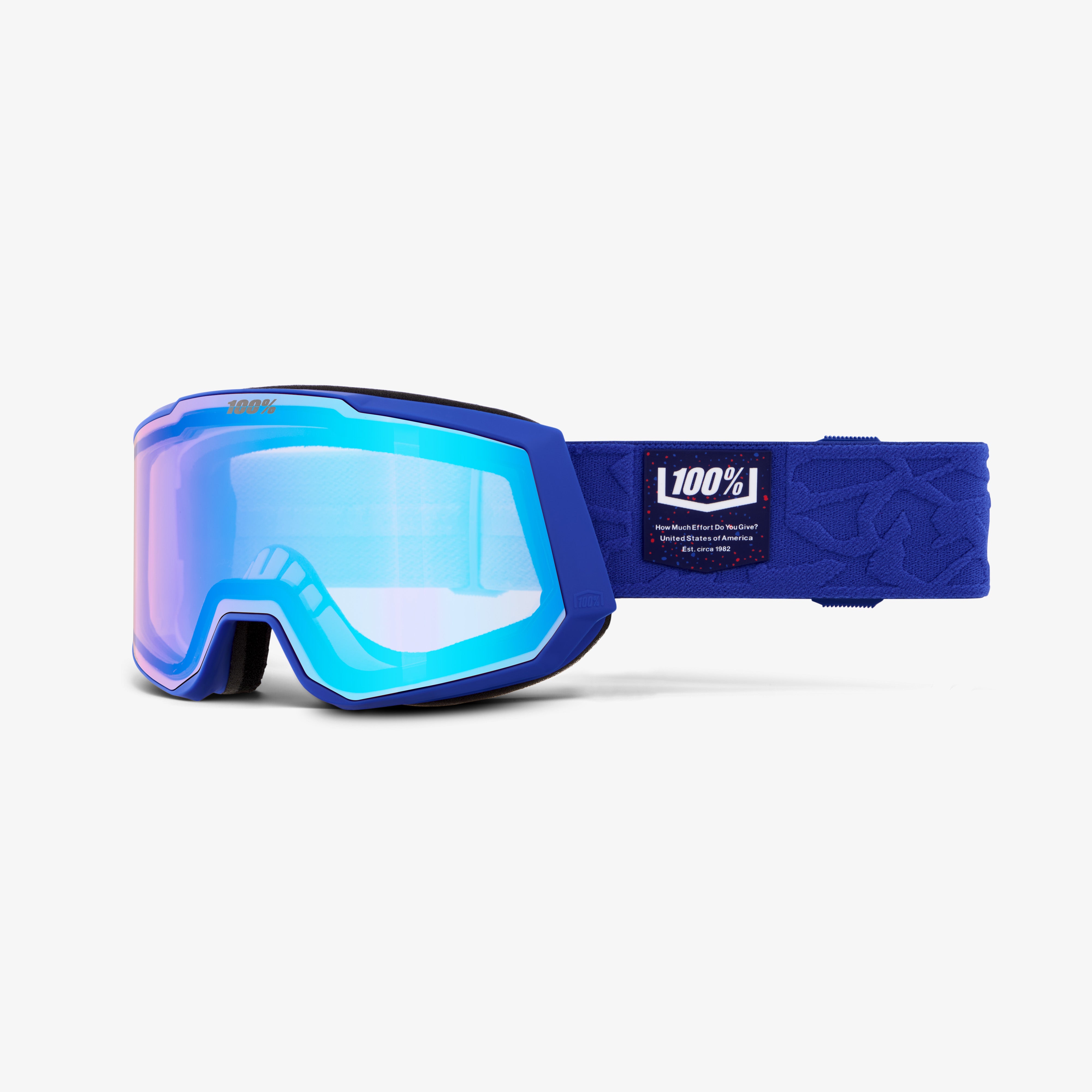 SNOWCRAFT XL Goggle Luminous Blue HiPER Violet Mirror Lens - Secondary