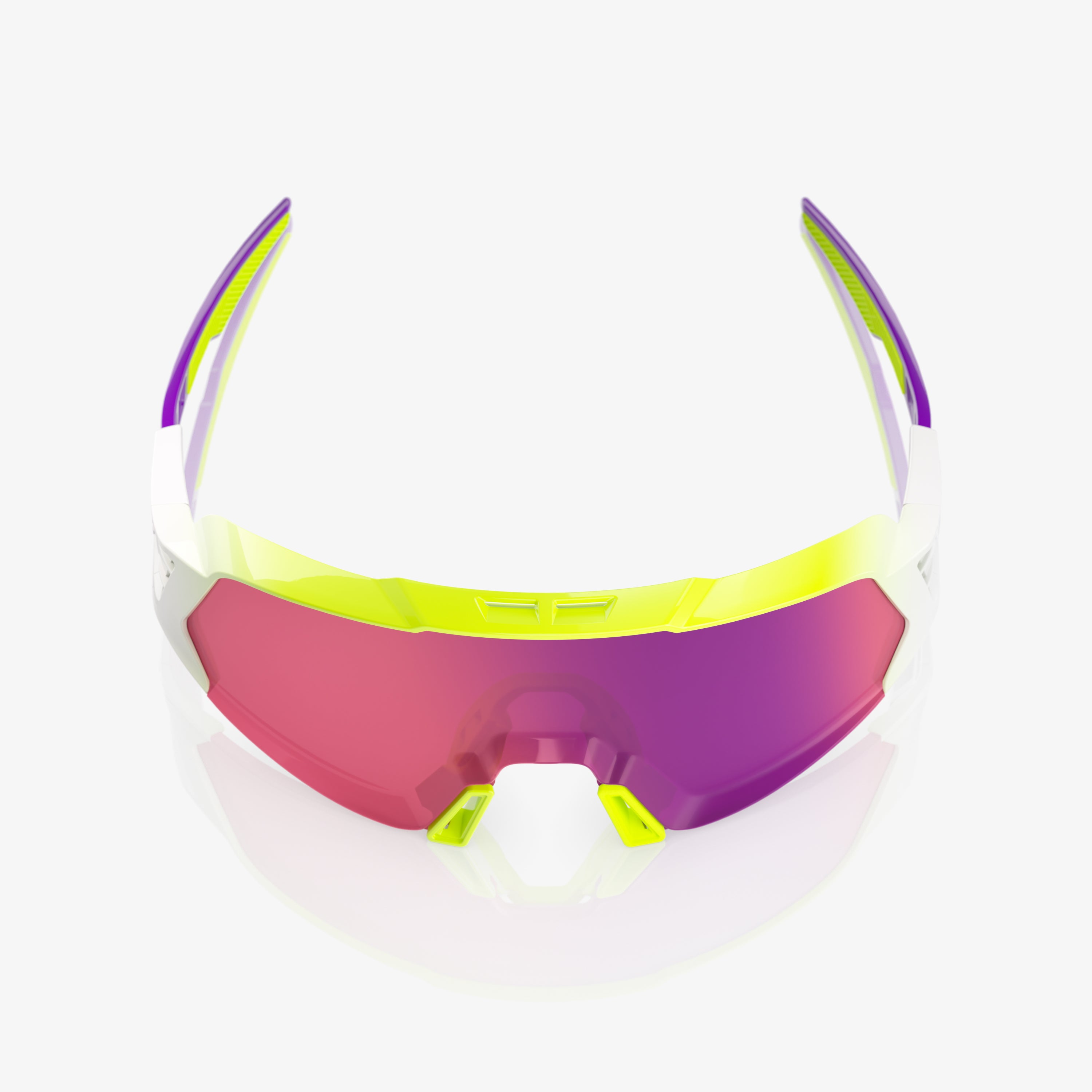 KORBIN X Polished Flo Yellow Fade Purple Mirror Lens