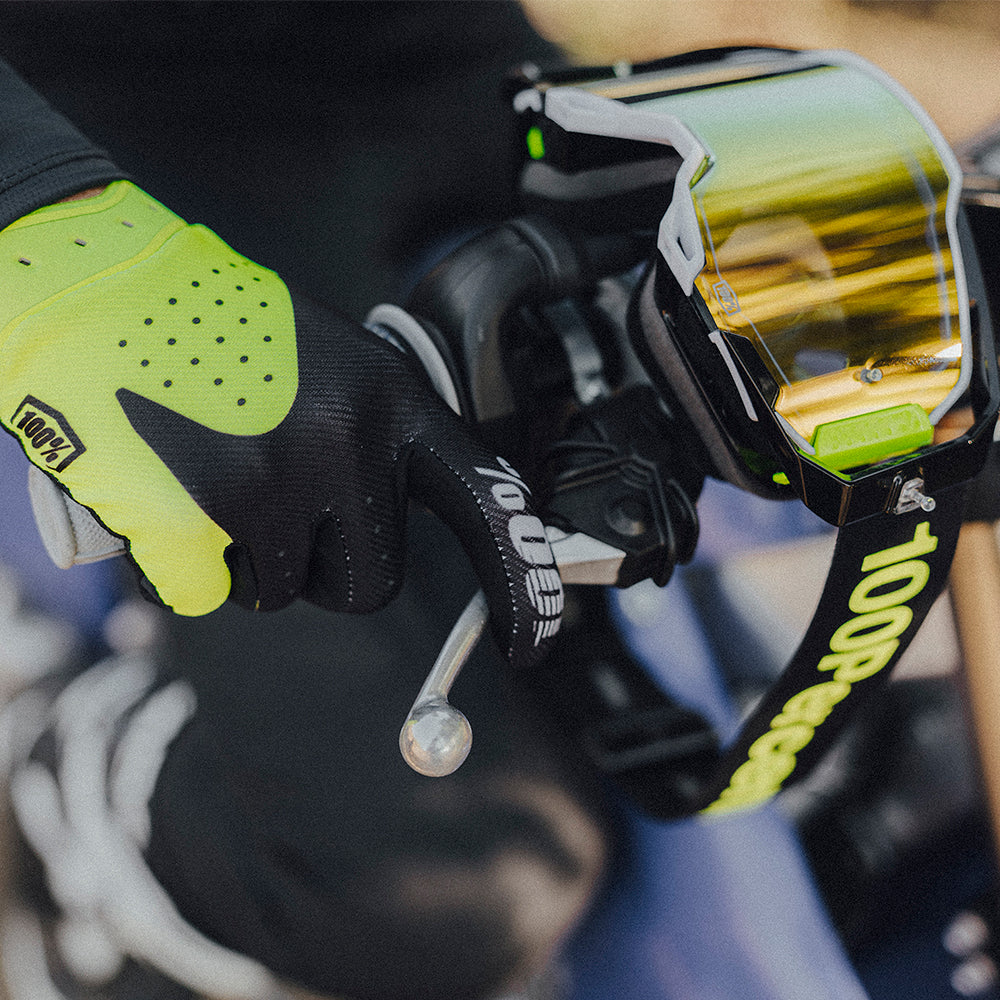 ITRACK Gloves Black/Fluo Yellow