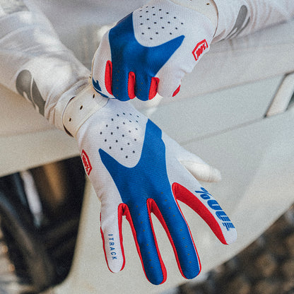 ITRACK Gloves Red/White/Blue
