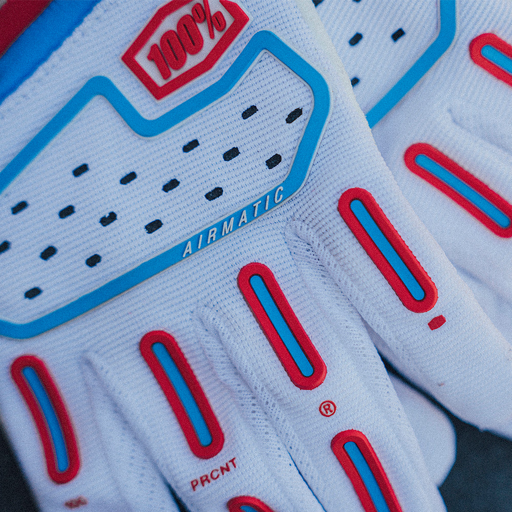 Gants AIRMATIC Rouge/Blanc/Bleu
