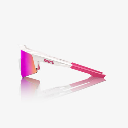 SPEEDCRAFT XS - Matte White/Pink - HiPER Vital Pink Mirror
