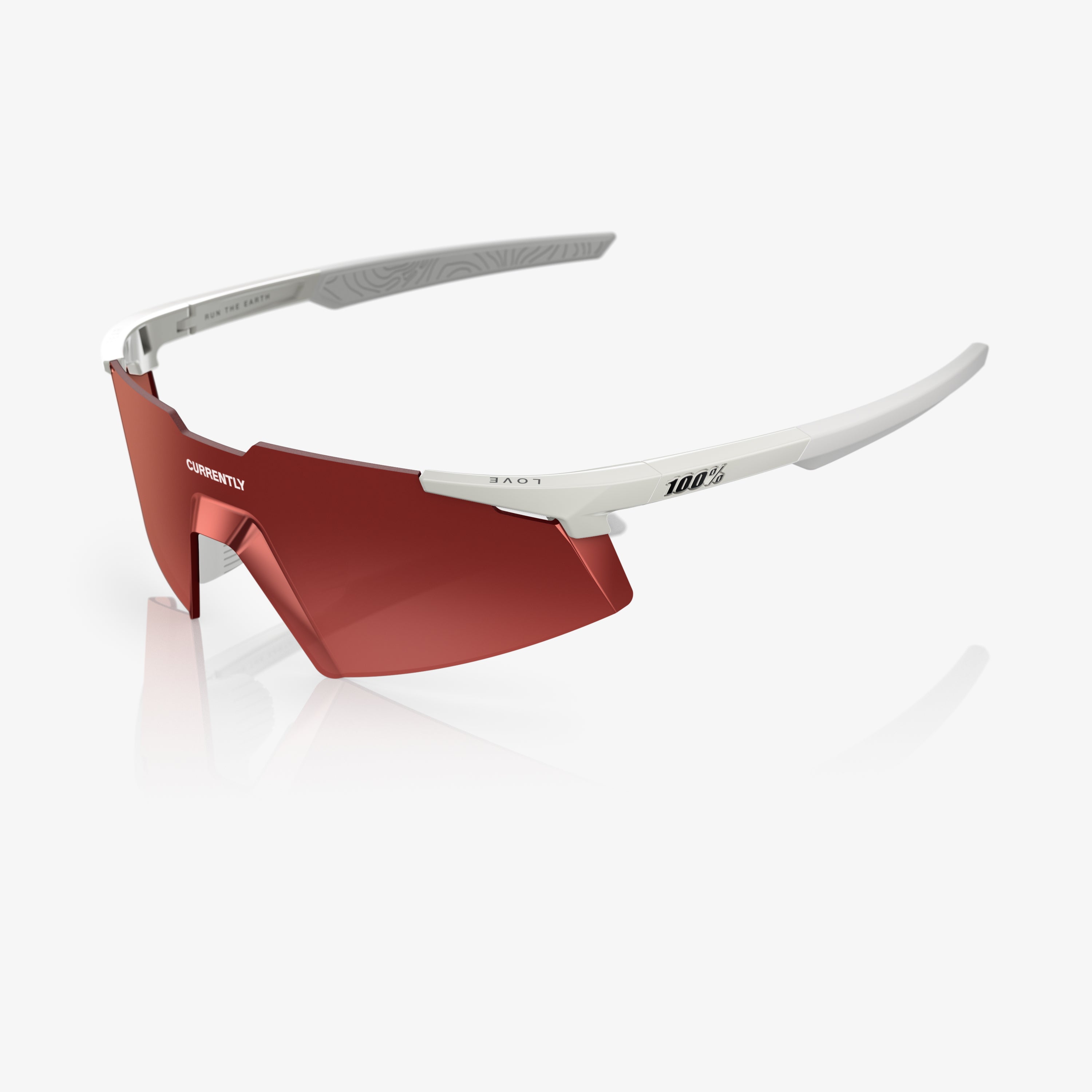 A2 Actuellement Running , Marshmallow, dégradé marron/rouge verre