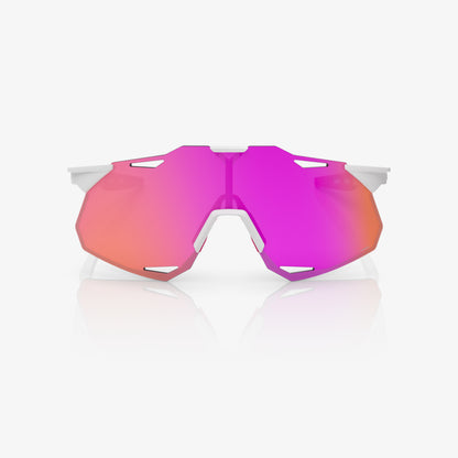 HYPERCRAFT XS Matte White/Pink HiPER Vital Pink Mirror Lens