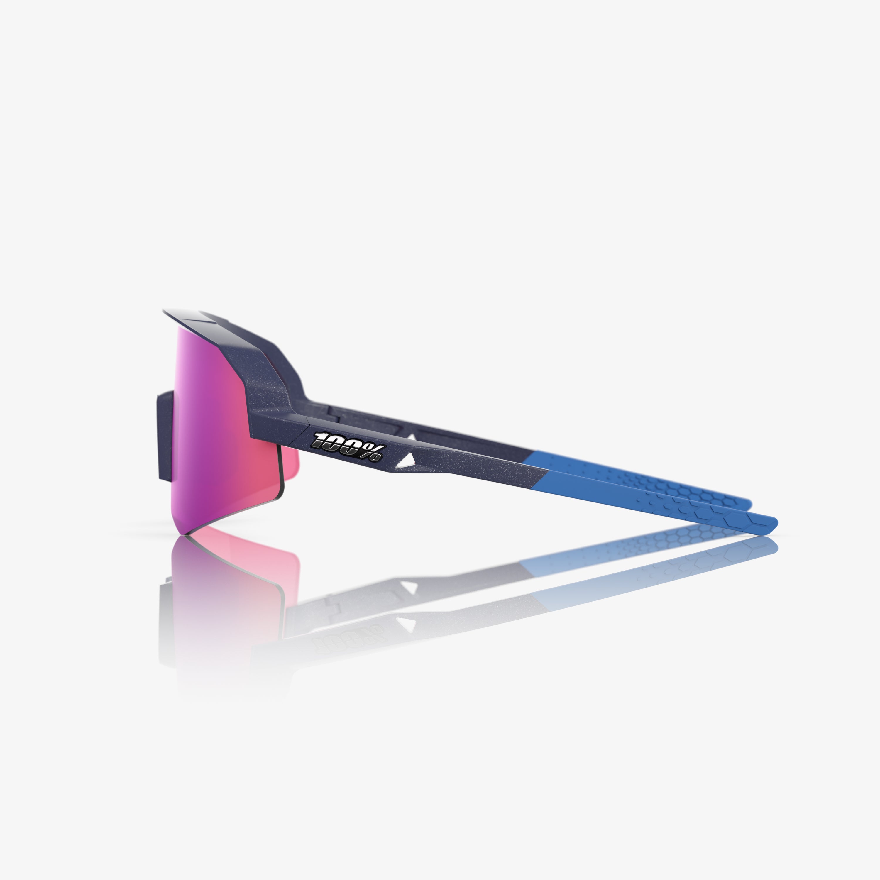 verreSLENDALE Satin Storm, violet métallisé, miroir