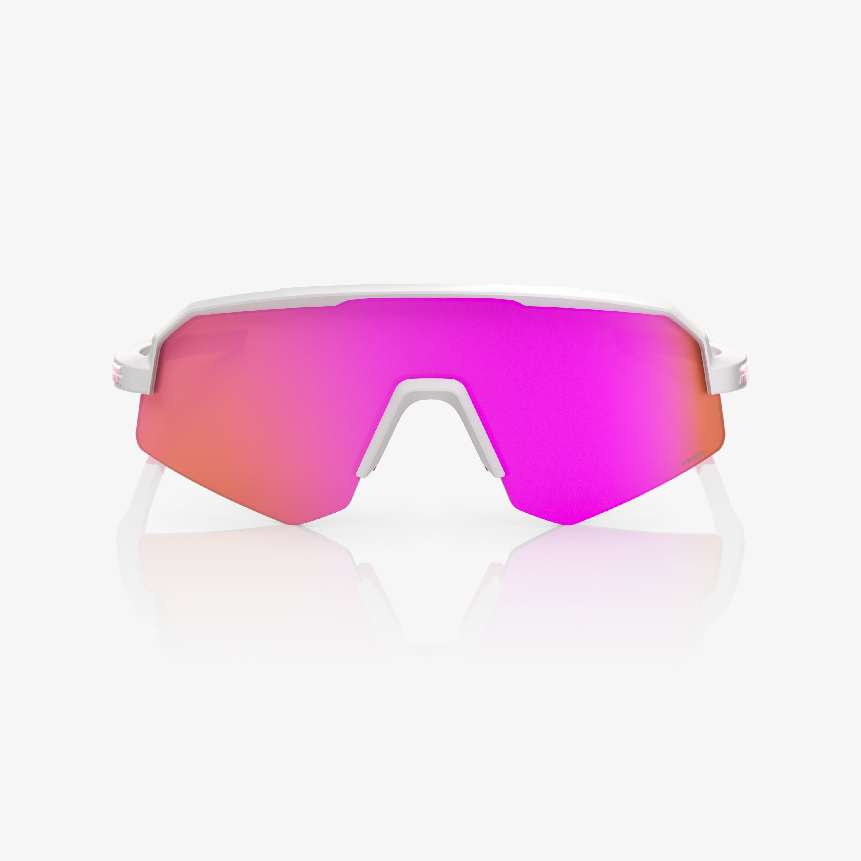SLENDALE YOUTH Matte White/Pink HiPER Vital Pink Mirror Lens - Secondary