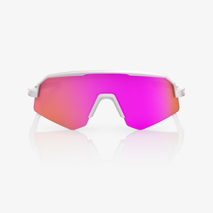 SLENDALE YOUTH Matte White/Pink HiPER Vital Pink Mirror Lens