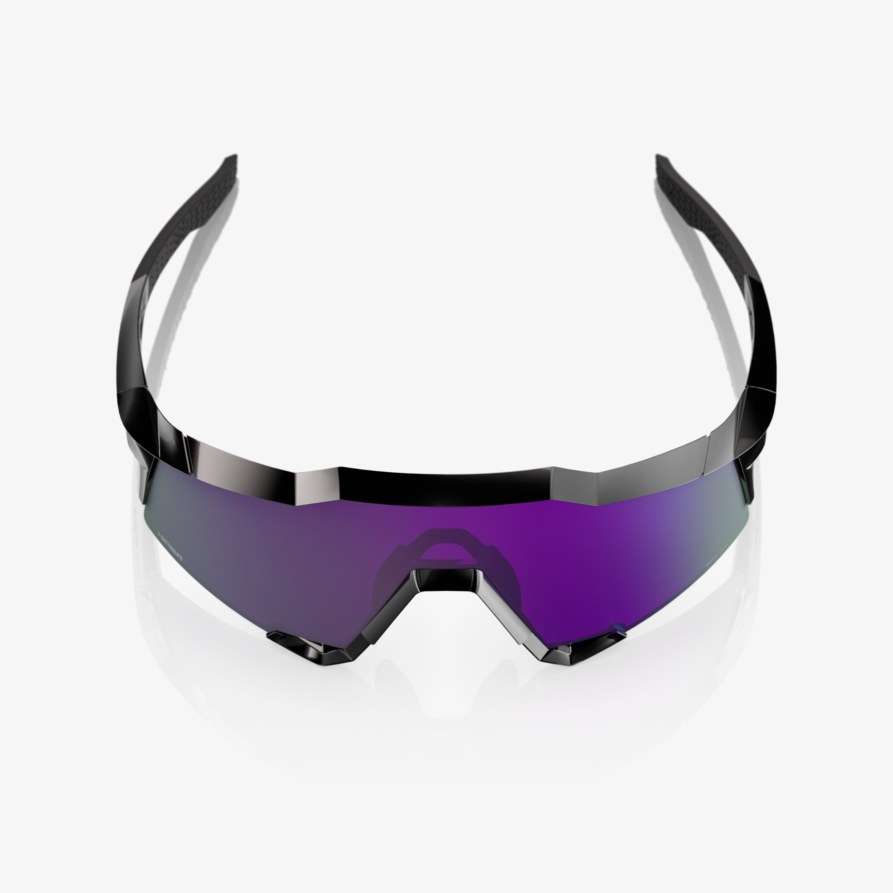 SPEEDCRAFT - Noir brillant - Verres polarisés « HiPER » couleur lavande miroir