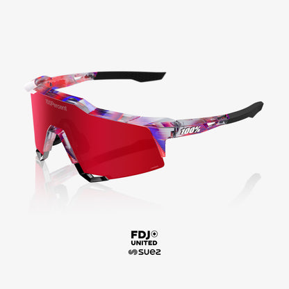 SPEEDCRAFT LE FDJ Rouge/Bleu translucide brillant « HiPER » Rouge feu miroir verre