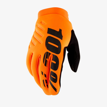 Gants BRISKER Orange fluo/Noir