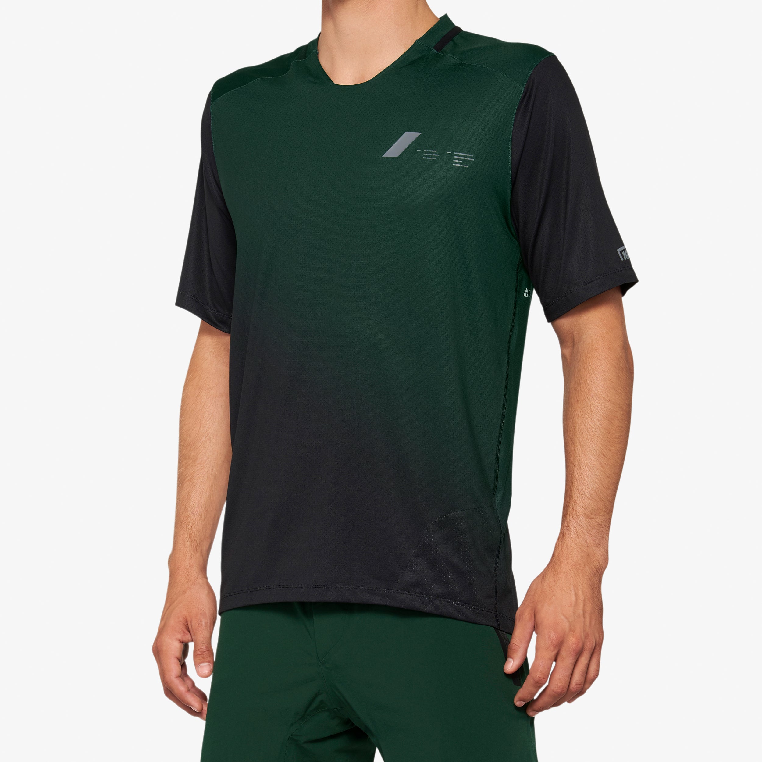 CELIUM Short Sleeve Jersey Forest Green/Black