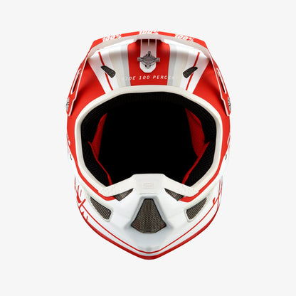 STATUS YOUTH Helmet Topenga Red/White